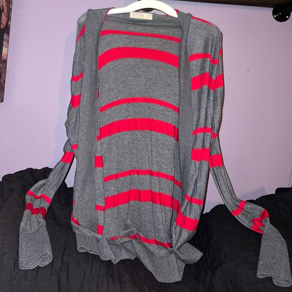 Faded Glory Striped Cardigan
